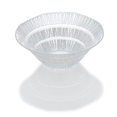 Majestic Crystal Glass Serving Bowl