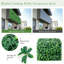 Primrue 12 pièces 20 x 20 pouces marguerite artificielle haie plantes d'intimité clôture