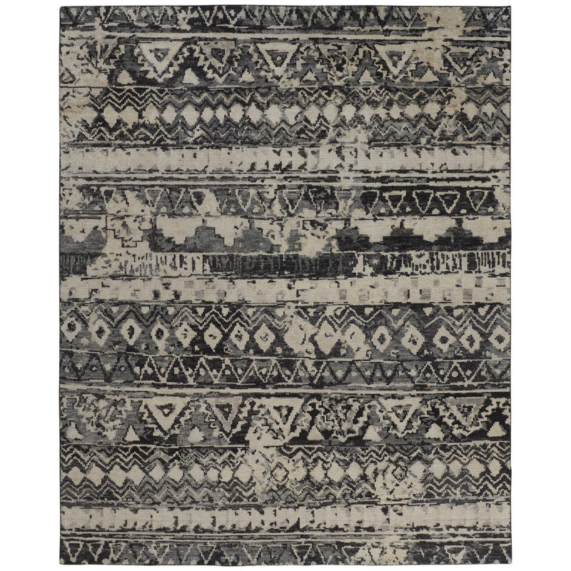 Palomar Wool Ikat Area Rug, Rectangle 2' x 3'