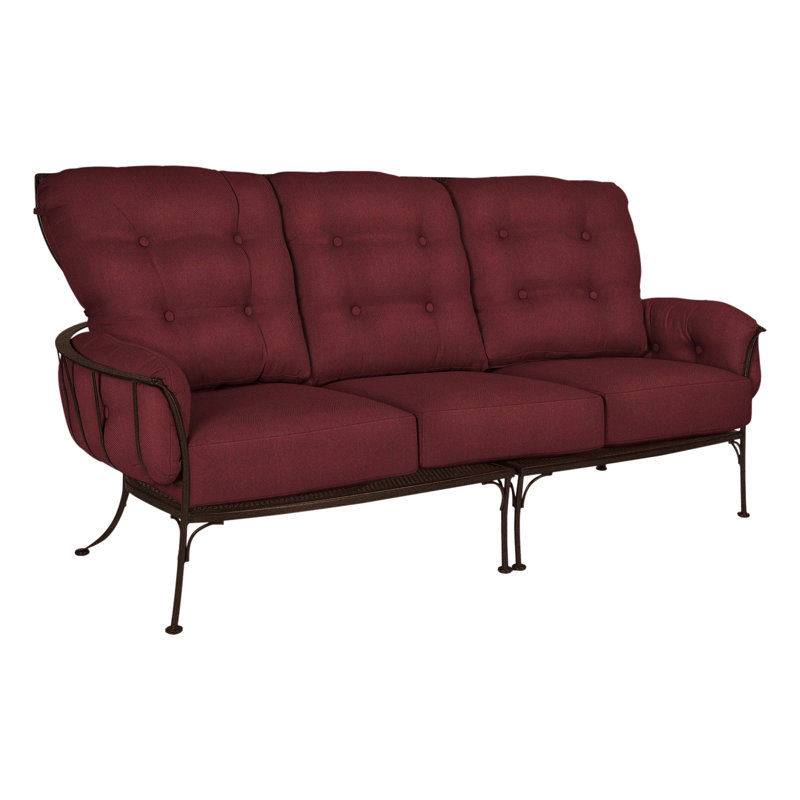 Monterra Outdoor 3 - Seat Patio Sofa, Copper Creek, Flagship Stone Sunbrella®