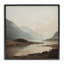 «River's Edge with Fading Cliff», art de la giclée encadrée, design par Lazar Studio-114315462-114315464