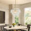 Lustre moderne à niveaux 6 lumières Aurthur