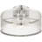 3 Light Semi Flush mount ceiling light fixture with Stainless Mesh Shade-1577718592