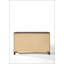 Commode 7 tiroirs Carine II à finition grise avec rails coulissants et design élégant pour les chambres à coucher modernes