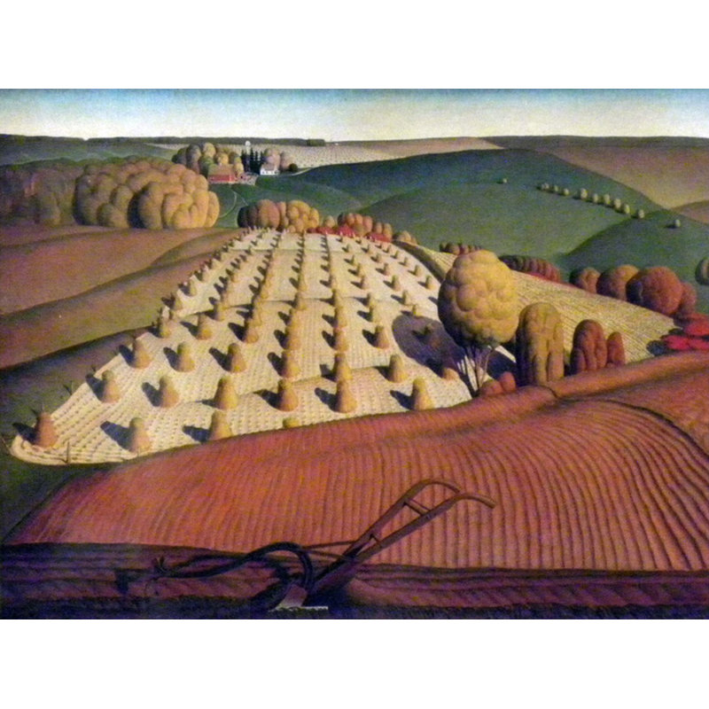 Automne labourant, 1931, H 18 po x l 24 po