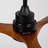 New Model 42 Inch Ceiling Fans With Lights And 3 Solide Wood Blades-710085399-710085396