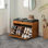 Banc à chaussures avec petit range-chaussures pour le couloir, la chambre à coucher et le vestibule ， 23,62