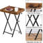 Saboun Tray Top Cross Legs End Table