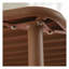 Table carrée pour l'extérieur Brick Red
