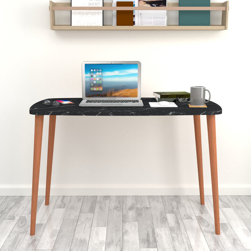 Devona Rectangular Writing Desk, 70cm H x 105cm W x 60cm D., Grey