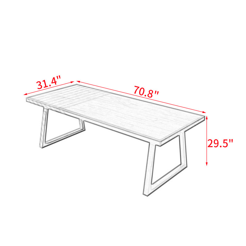 Winifield, 29.5"H x 70.8"L x 31.4"W