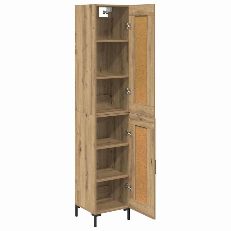 34.5cm Sideboard, Artisan Oak