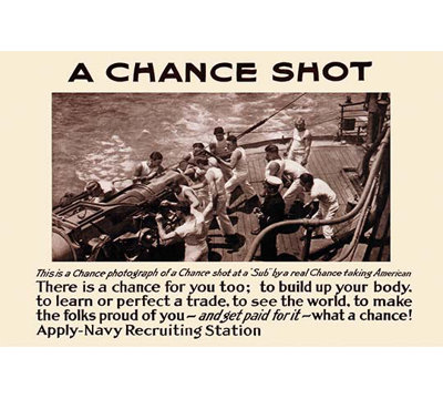 « a chance shot » par lt. sellers-unframed, impression d’art graphique