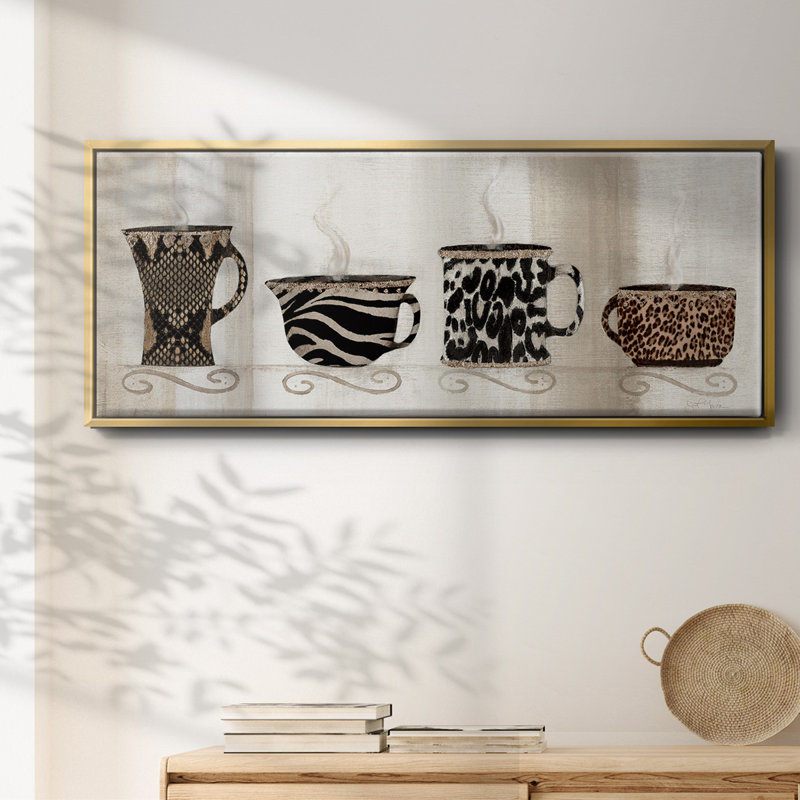 Coffee Skins II- Framed Canvas