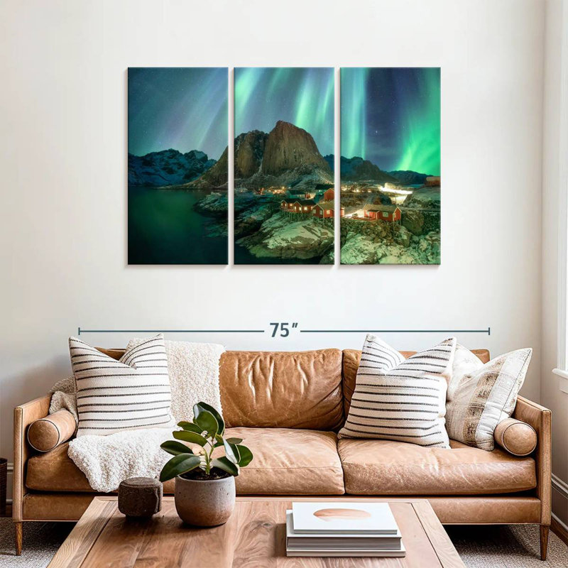 Alvord Hamnoy Aurora Lights, 36" H x 57" W