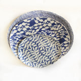 Terrafirma 3 Pieces Ceramics Cobalt Oval Platters