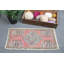 Tapis rétro vintage turc antique parfait pour rehausser l'attrait de votre entrée ou de votre porte d'entrée