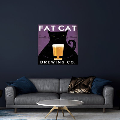 Fat Cat Brewing Co. Print On Acrylic Glass -  Trinx, 34EB9DD74F9442FFB733BB4EAE0CB4F9