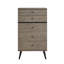 Commode 5 tiroirs Macedo Mid-Century