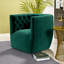 Chaise pivotante rembourrée-32035695