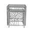 Swirl Glass Nesting End Table-718724692