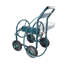 Chariot-enrouleur de boyau d'arrosage robuste avec panier de rangement - Support de boyau d'arrosage portable à 4 roues pour pelouse et patio