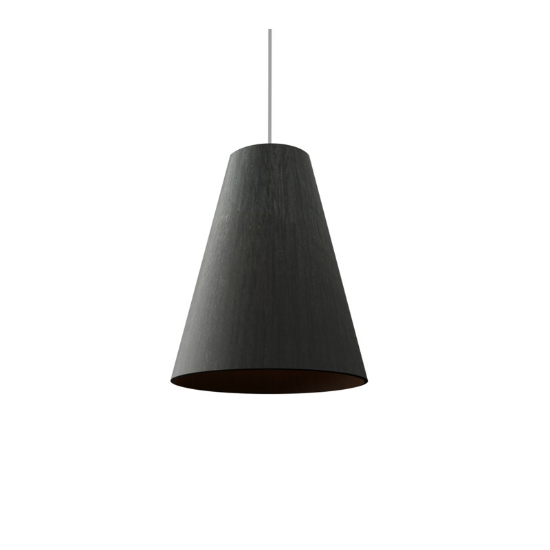 Conical 1 - Light Pendant, Charcoal