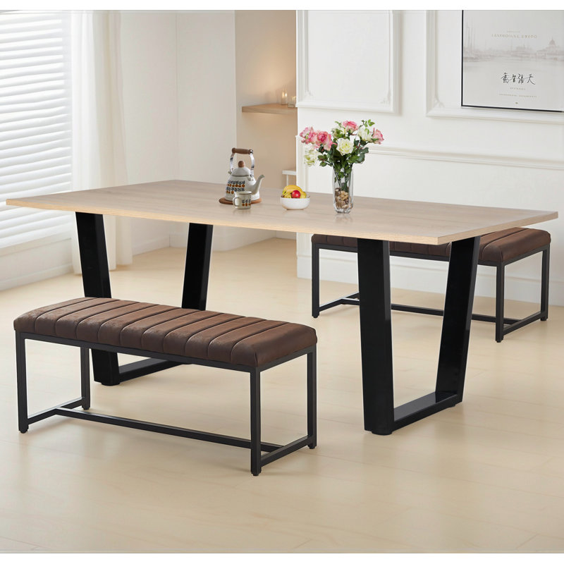Antigua 4 - Person Dining Set, 77cm H x 180cm L x 80cm W