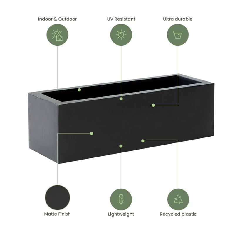 Benedikta Pot Planter, Gray