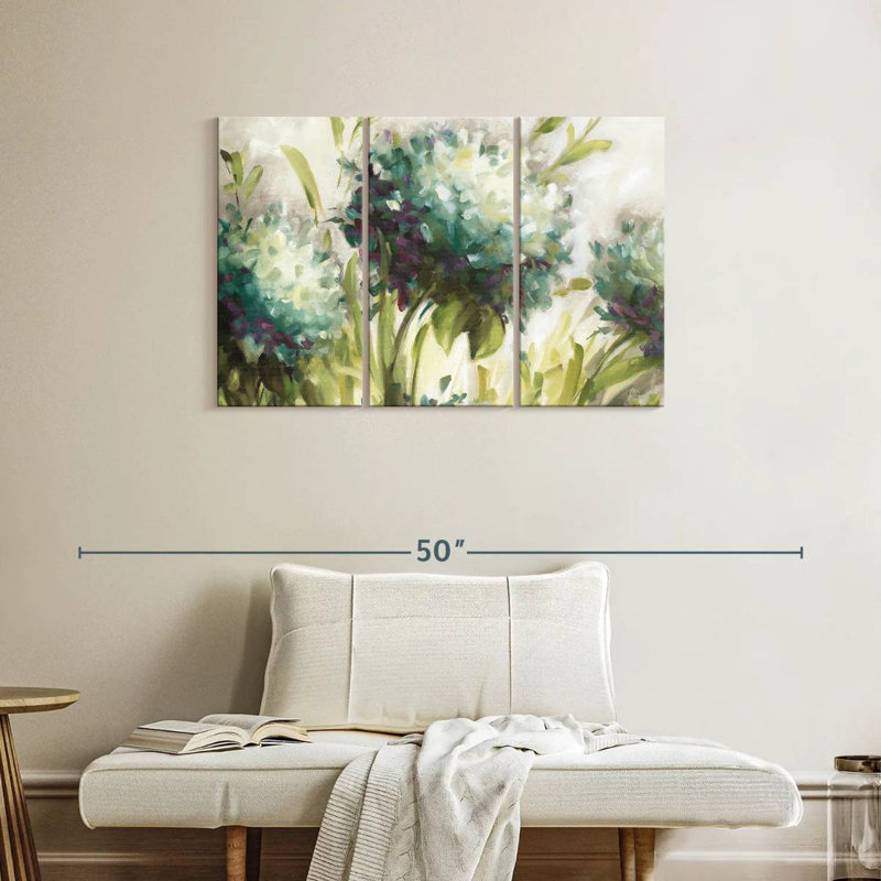Harnek Hydrangea Field I, 24" H x 38" W