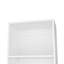 5-Shelf Bookcase In White - Practical & Elegant Home Storage Modern With 5 Shelves Organization