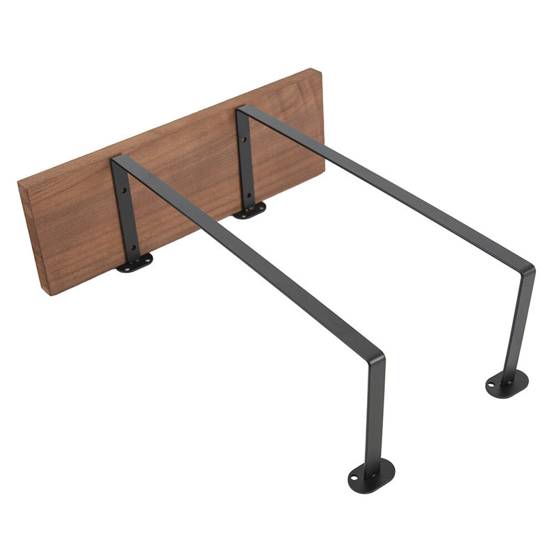 Towel Rack for Bathroom Wall Mounted with Wooden Shelf Storage Rack Organizer