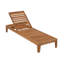 Capri Outdoor Teak Chaise Lounge