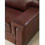Causeuse en cuir véritable 67,5 po Cabott