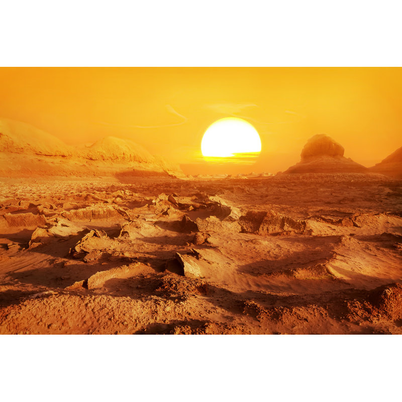 The Hottest Place On Earth by Delbars - Wrapped Canvas Print, 30cm H x 46cm W