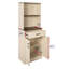 Bibliothèque de campagne moderne à 2 tablettes avec armoire Hitchin