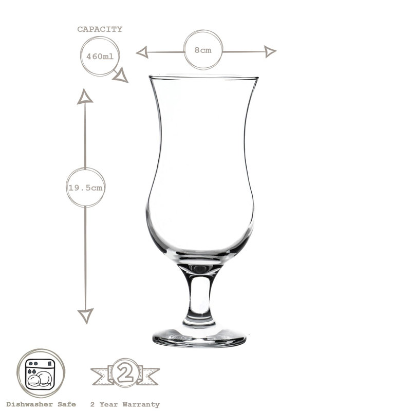460ml Hurricane Glass