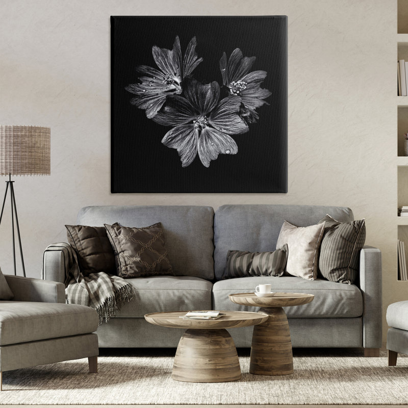 "Blossom Trio" sur toile noire par Brian Carson bp-769_CN, H 36 po x l 36 po
