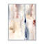 Abstrait pastel avec taches bleu-rose et gris foncé - peinture sur toile à cadre flottant-59850175-59850170