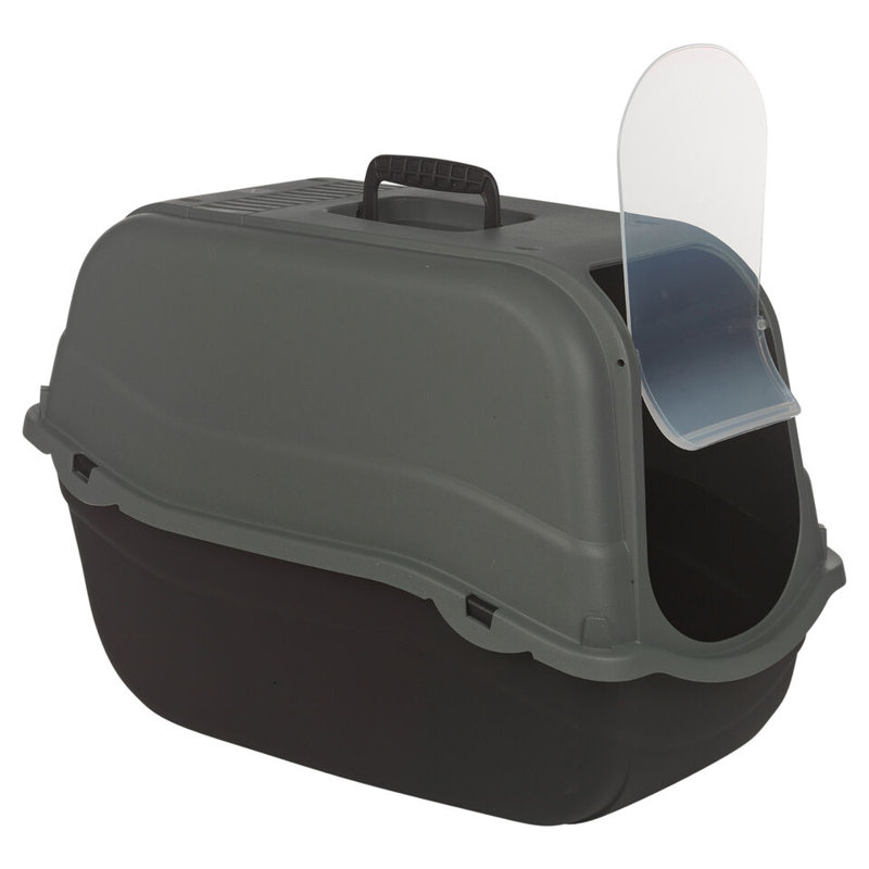 Plastic Litter Box Enclosure, Grey Top