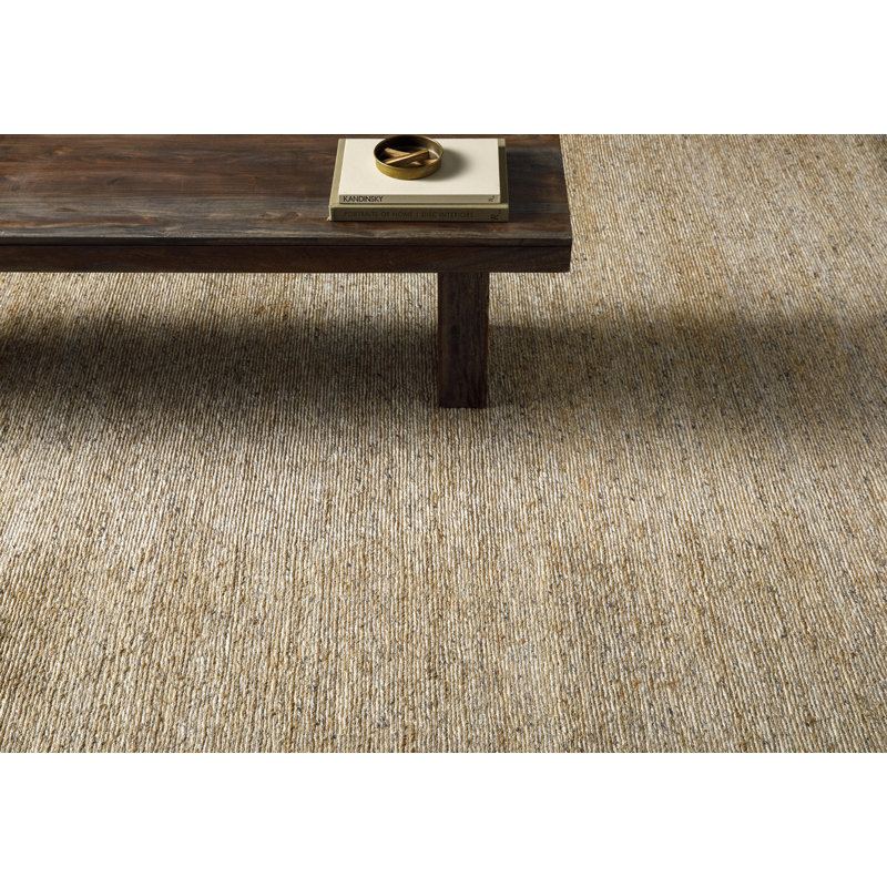 Natural Soumek Abstract Area Rug, Rectangle 10' x 14'