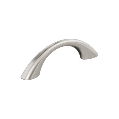 Vaile 3 inch (76mm) Center-to-Center Satin Nickel Cabinet Pull - 10 Pack