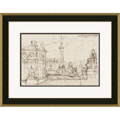 Sketch for Stage Design III - Single Picture Frame Print