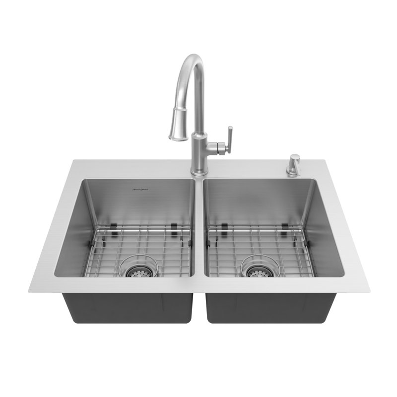 Robinet de cuisine à poignée simple avec accessoires Raviv