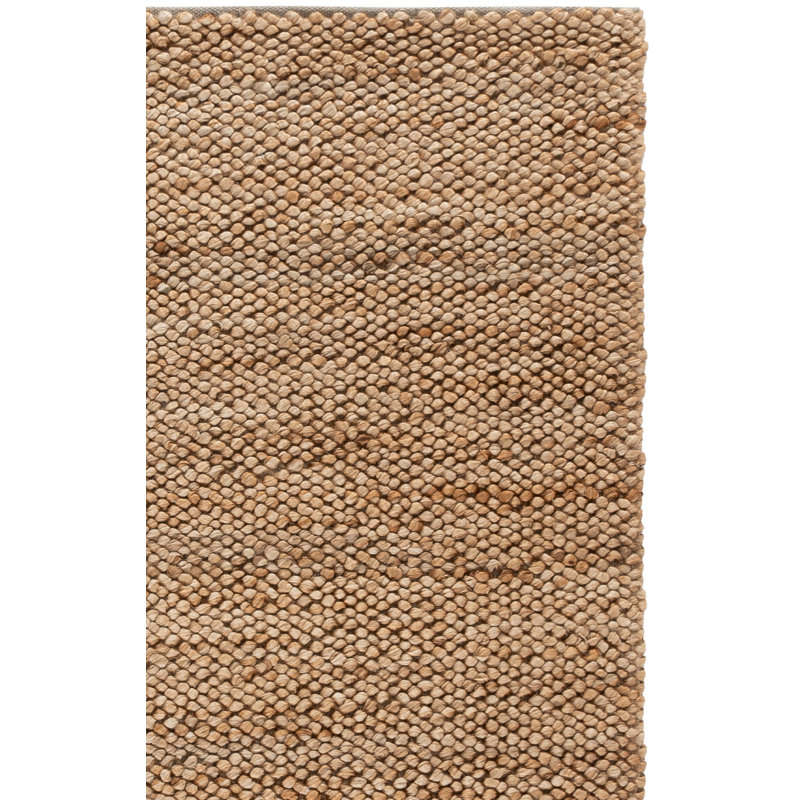 Tapis en jute / coton Kierstan, Rectangle 3 pi x 5 pi