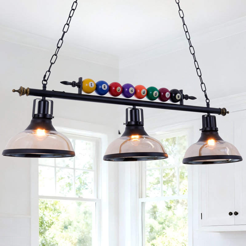 Lustre 3 lumières Billiard Bowling Pin