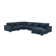 Arliz 7 - Piece 144" Wide Reversible Modular Corner Sectional with Ottoman