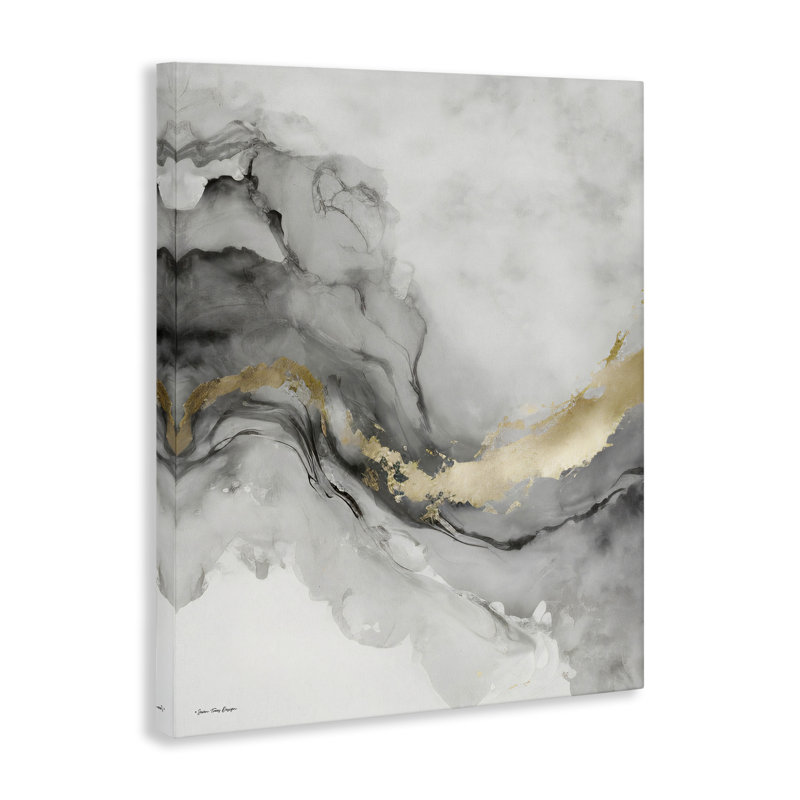 «Grey & Glam Geode», art mural sur toile par Seven Trees Design, H 40 po x l 30 po x P 1,5 po