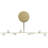 Mull 10 - Light Dimmable Modern Linear Chandelier-888870573