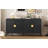 Exquisite Four-Door Sideboard With Stylish Metal Legs And Patterned Doors For Versatile Use-422471629